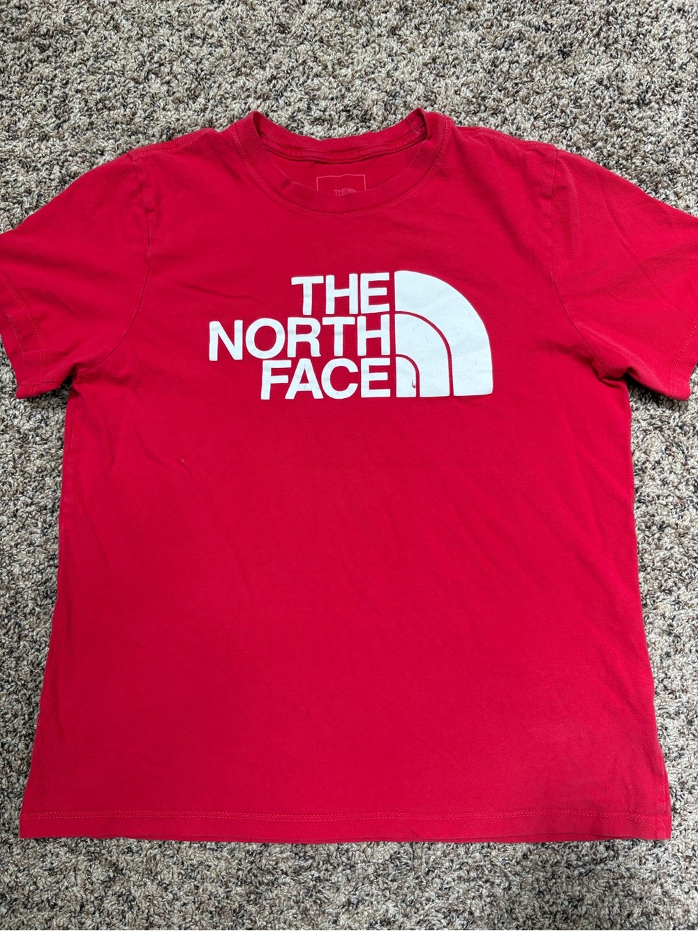 The North Face Red Logo Short Sleeve Tee